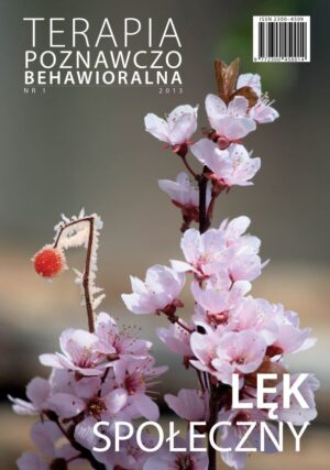 Czasopismo Terapia Poznawczo – Behawioralna     -     Nr 1